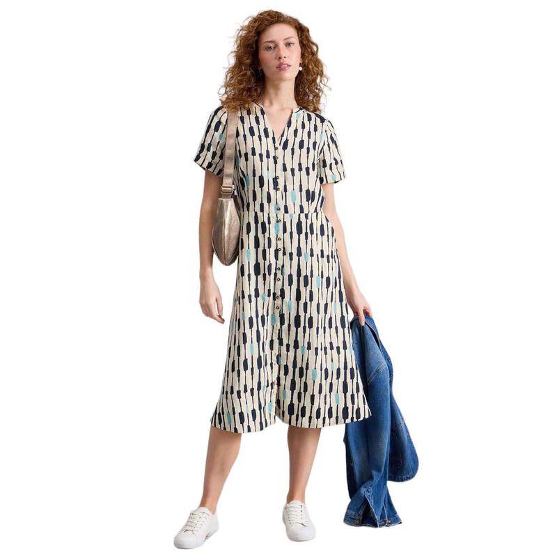 White Stuff Iris Linen Dress image number 0